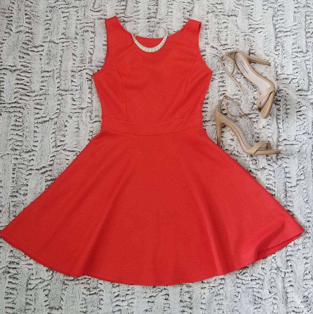 Red Orange small dress